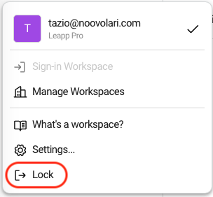 Lock option