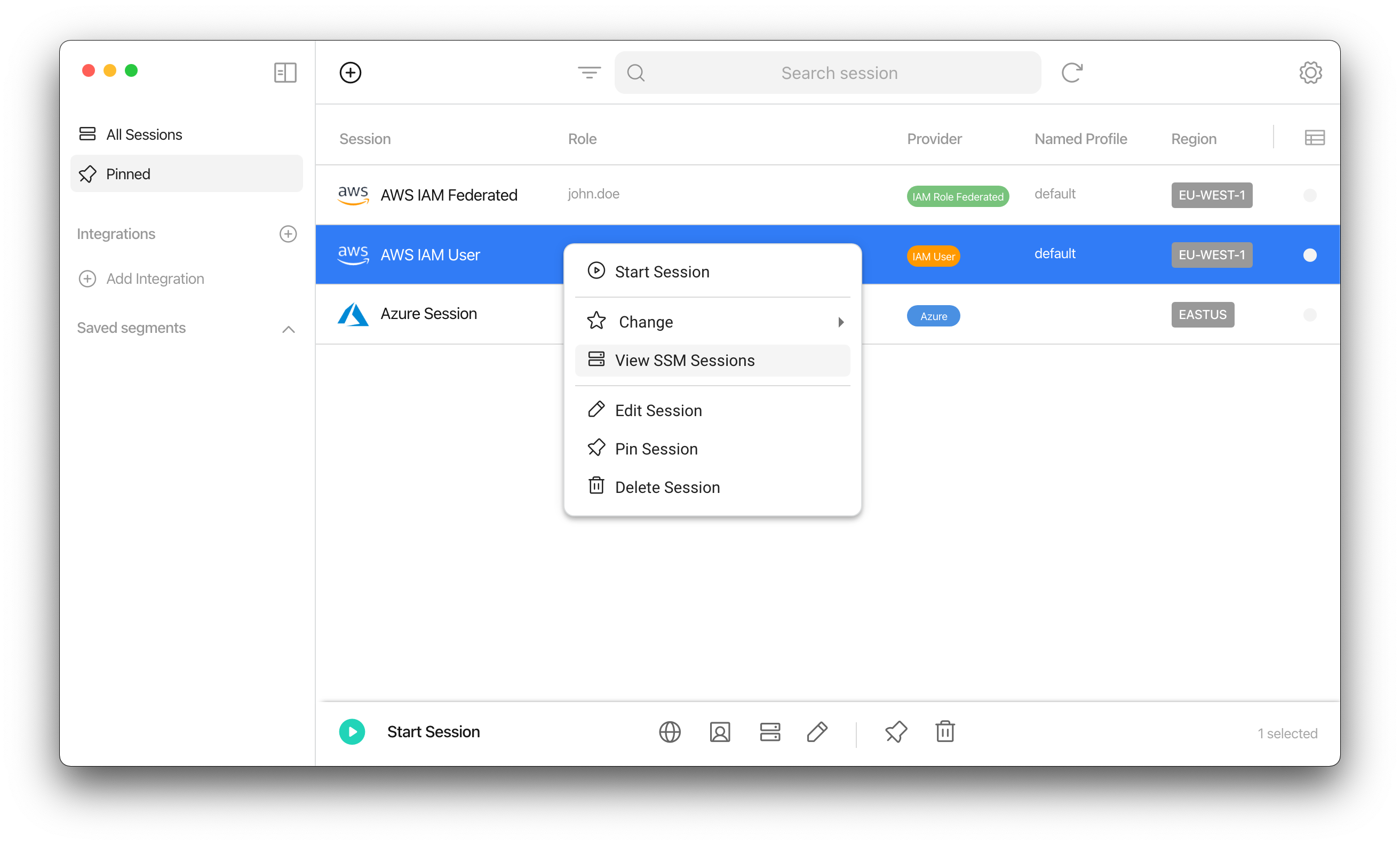 example image from AWS